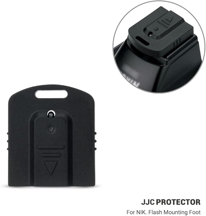 JJC 2PCS Flash Hot Shoe Cover Cap for X Flash Speedlight SB-600 SB-500 SB-400 SB-300, ABS Flash Shoe Mount Protector with Self-Locking Function
