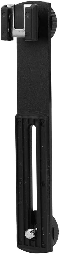GLOGLOW Mount Bracket Aluminum Alloy Flash Bracket, Dual Head for Photographers Other Equipment Accessories