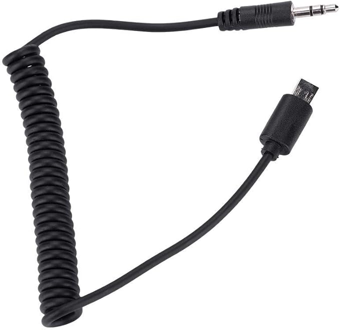 RM-VPR1 3.5mm/2.5mm Shutter Release Cable Cord for A7III/A9/A99 II/A7 II/A6500 Camera(3.5mm-)