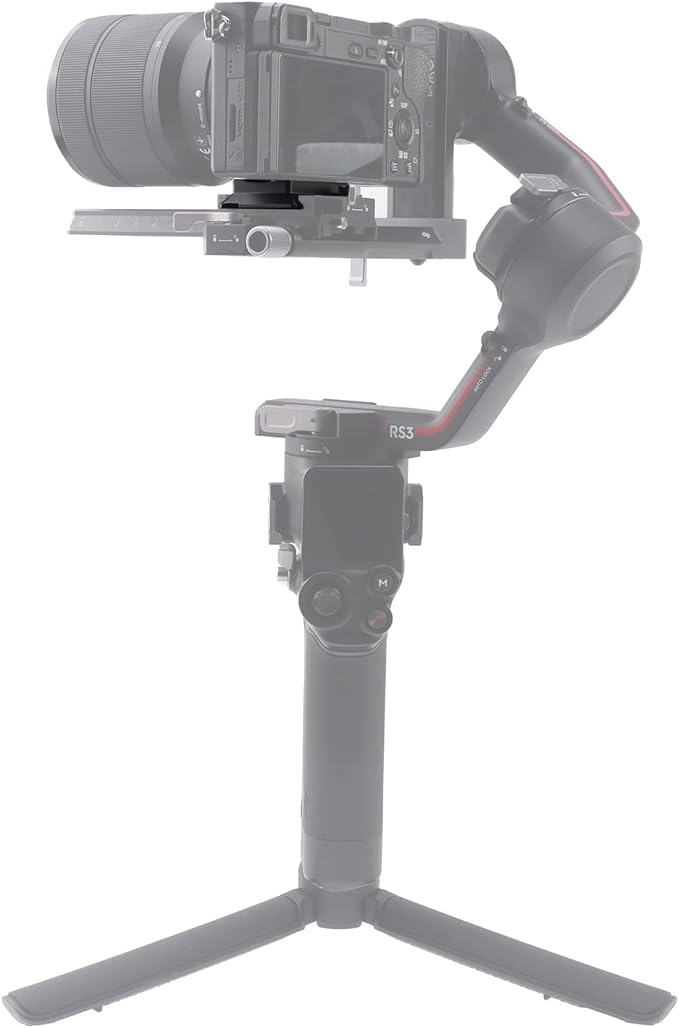 FocusFoto Upper Quick Release Baseplate QR Plate for DJI Ronin RS2 RSC2 RS3 Pro RS4 Pro RS 4 Mini Gimbal Stabilizer Arca-Swiss Standard Camera Tripod Ballhead (Standard Version)