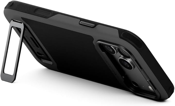 Tilta Khronos Lite Case Compatible with iPhone 17 Pro Max | Lightweight Mobile Cage | Kickstand Support | Magnetic Accessory Mounts | Metal Lens Frame Protection | Professional Smartphone Rig – Black