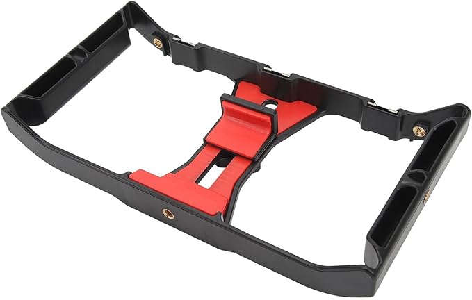 Phone Video Camera Cage Film Making Rig Hand Grip Bracket with Cold Shoe Mount 1/4in Screw for Smartphone Video Vlog Recording
