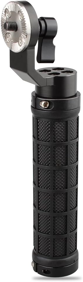 CAMVATE Aluminum Rosette Rubber Handle Grip for Rosette Standard Accessory(Black,M6 Thread,31.8 mm) - 1445