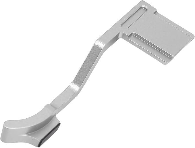 Yunir X T50 Thumb Up Grip for Fuji X T50 Camera Only,Aluminum Alloy Metal Thumb Grip with Hot Shoe Cover Protector Thumb Rest Support Holder,Not Affect The Use of XT50 Camera Buttons (Silver)