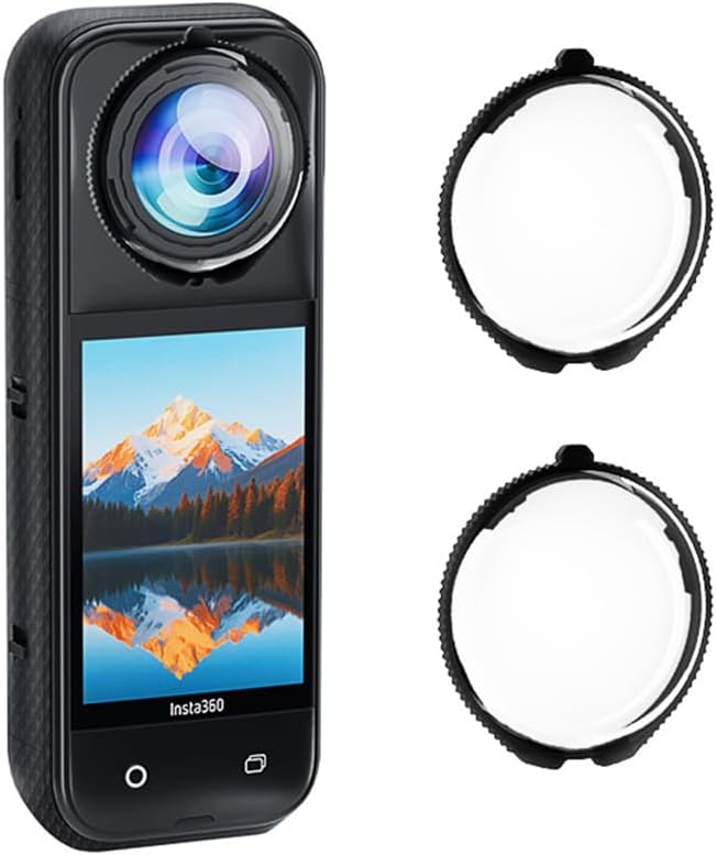 Coyktonty Lens Guard/Lens Protective Cover for Insta360 X5, 9H hardness High transmittance,Waterproof Dustproof (PC Material)