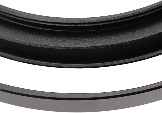 58mm Hollow Lens Hood 58mm Screw in Curved Vented Lens Hood 58mm Metal Lens Hood for 58mm Lens Hood Wide(Black)
