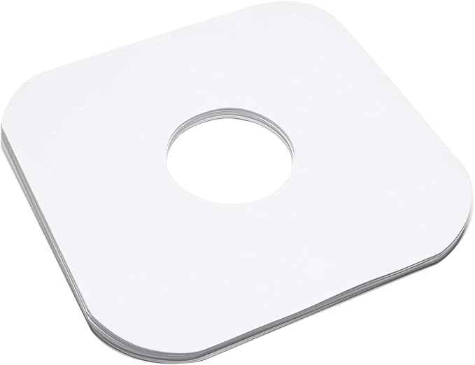 Big Fudge 12" Vinyl Record Sleeves- Inner Sleeves 100 Pack - Heavyweight Acid Free Paper Vinyl Covers - Accessories Protect LP Albums from Dust, Dirt & Scratches