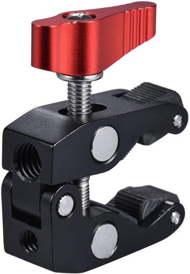 Professional Super Clamp Camera Mount 360 Degree Ballhead Magics Arm for DSLR LED Lights Monitors Camera Clamp Mount