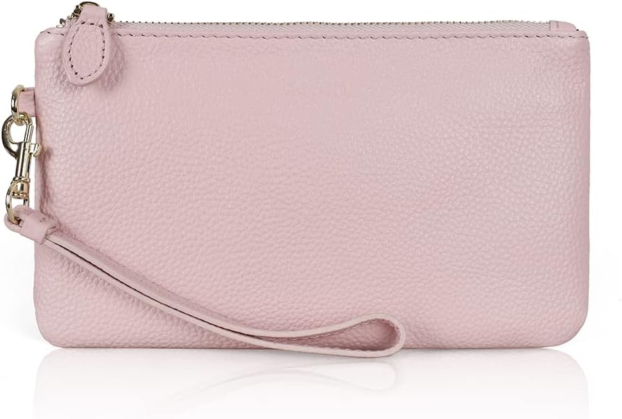 befen Genuine Leather Wristlet Clutch RFID Blocking Bag Cell Phone Wallet Purse Wristlet Wallet Purses and Handbags for Women