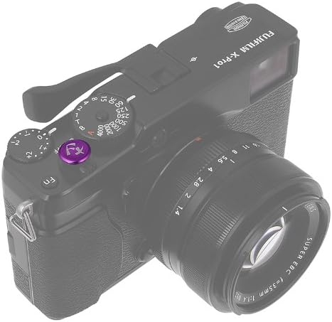 Fotodiox Soft-Release Shutter Button - Magenta Anodized Aluminum, 12mm