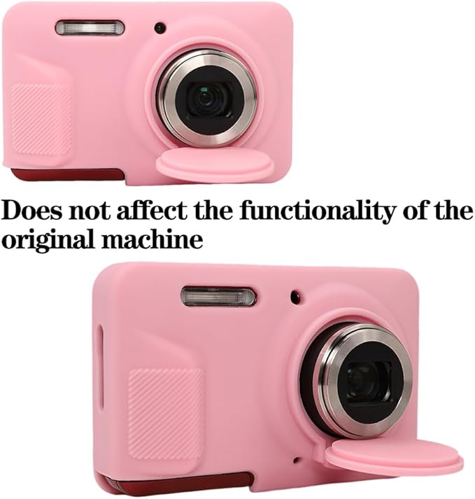 AEXUTDA Case Compatible for Kodak FZ55 Camera, Lightweight FZ55 Body Skin, Soft Silicone Scratch Resistant Ultra-Thin Protective case FZ55,Pink