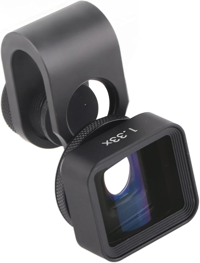 1.33x Anamorphic Mobile Lens, Wide Screen Deformation Filmmaking Lens, Mobile Anamorphic Widescreen Lens for Smartphone