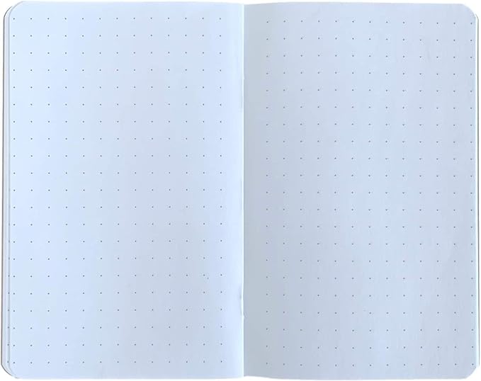 Portage Small Dot Grid Notebook- 6 Notepads for Field Notes, Dot Grid Small Sketch Book, Pocket Notebook Journal for Taking Notes in the Field – 3.5 x 5.5 Inches, 64 Pages, (Pack of 6)