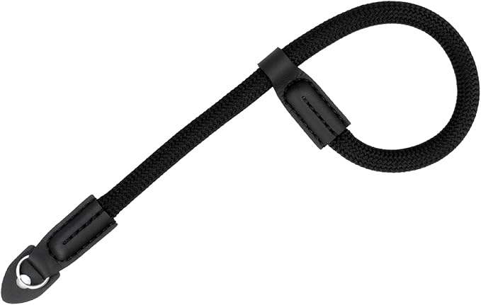 Camera Wrist Strap, Rope Camera Strap Wrist for DSLR SLR Mirrorless Cameras Hand Strap Black