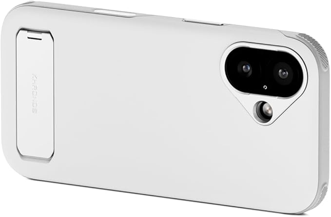 Tilta Khronos Lite Case Compatible with iPhone 17 – Light Gray | Slim Lightweight Protective Cage | Magnetic Back Plate, SSDs, Power Banks & Cooling Fans | Kickstand | Reinforced Corners