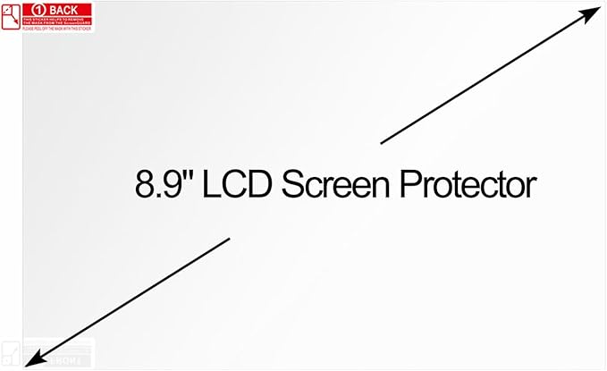 10PCS 8.9 inch LCD Screen Protector Film: Scratch-Resistant High Light Transmittance Protective Films for LCD Resin 3D Printer Elegoo Saturn and Anycubic Photon Mono X/Voxelab Proxima