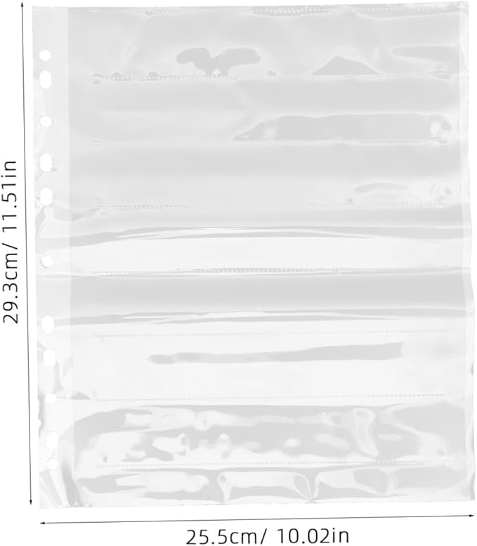 Mipcase 10Pcs Heavy Duty Film Negative Sleeves Document Protectors for Archival Photo Storage Easy Organization and Reliable Protection for Negatives