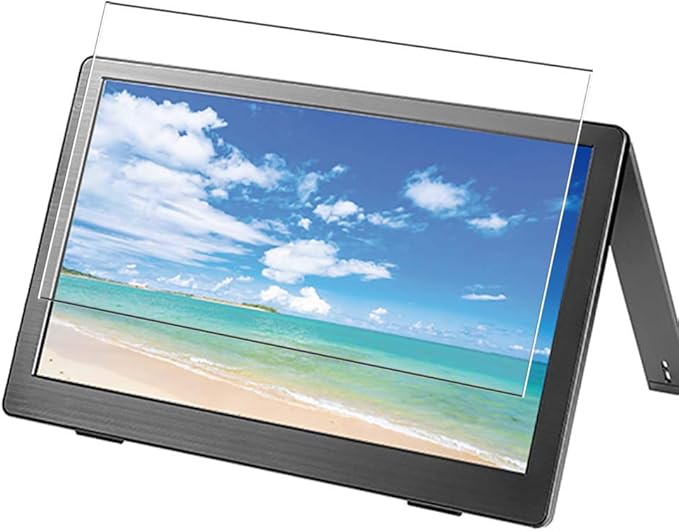 Anti Blue Light Tempered Glass Screen Protector Film, compatible with IODATA LCD-CF131XDB-M 13.3" （Active Area Cover Only） Protective Protectors Guard
