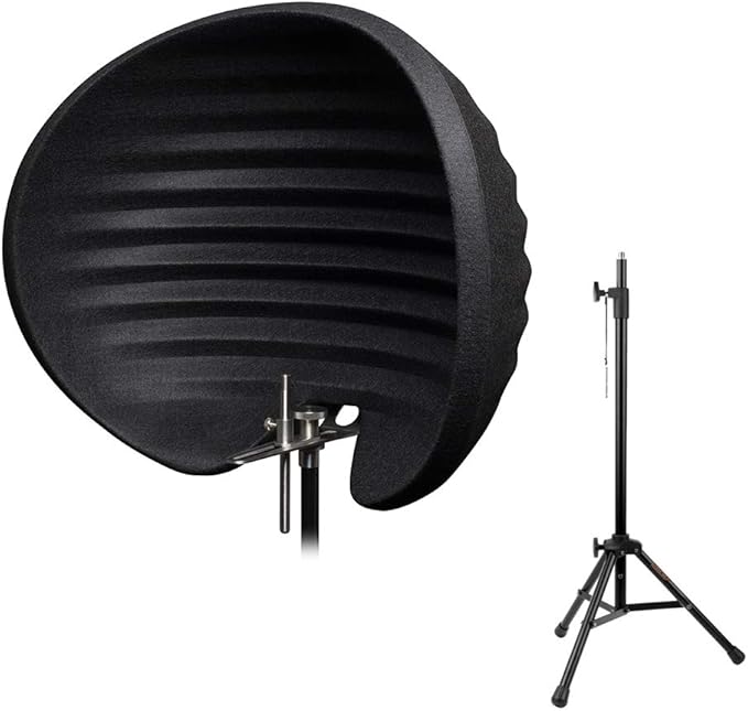 Aston Microphones Halo Portable Microphone Reflection Filter, Black
