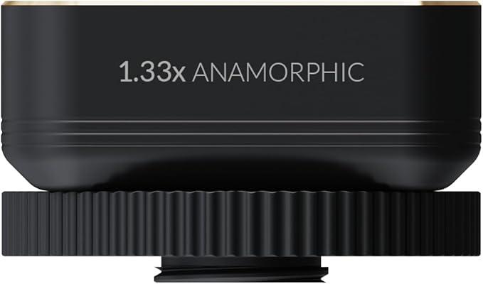 Shiftcam | LensUltra 1.33x Anamorphic Lens - 1.33x Magnification, 113° Angle - Transform Mobile Footage, Captivating Widescreen Ratio, Cinematic Lens Flare, Surreal Perspectives, Premium Design