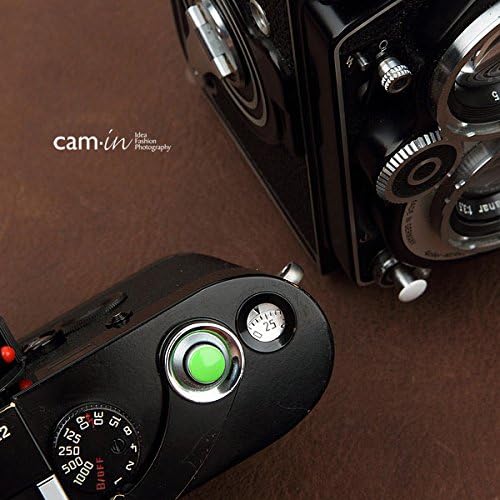 cam-in CAM9067 Soft Shutter Button, Release Button, Mini, Convex Surface (Diameter 0.3 inches (7 mm)), Green
