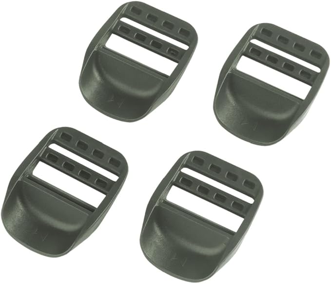 1 Inch Ladder Lock Buckles, Set of 8, Tactical Belts and Webbing Straps Replacement