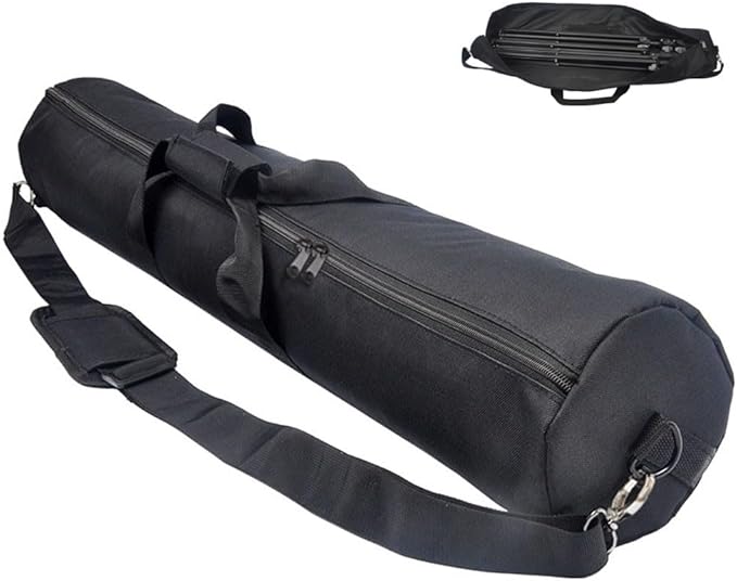 40-120cm Tripod Carrying Case Bag, Waterproof Tripod Travel Carrying Storage with Shoulder Strap Padded & Handle for Light Stands, and Tripod Photography Accessories(120cm)