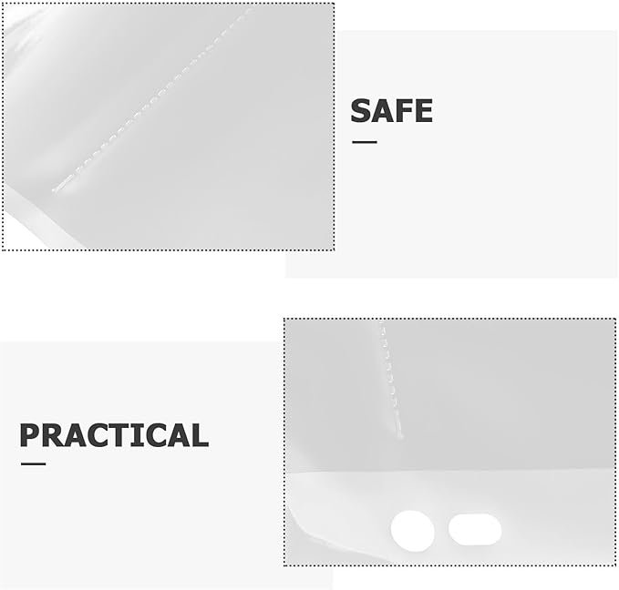 10Pcs Film Negative Sleeves Protective Page Protectors with 120-Hole Punch Archival Photo Storage Bags for Photographers and Collectors Waterproof Film Organizer