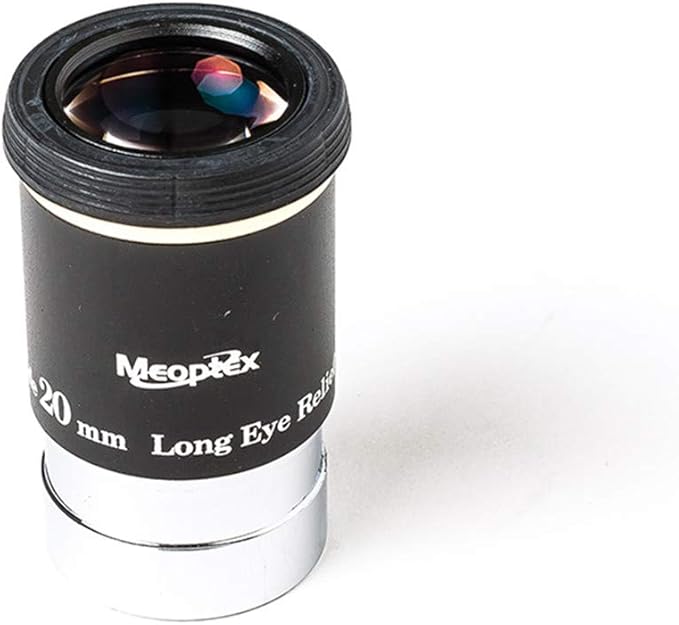 MEOPTEX 1.25" 6mm 9mm 15mm 20mm 66-Degree Ultra Wide Angle Eyepiece for Telescope (20mm)