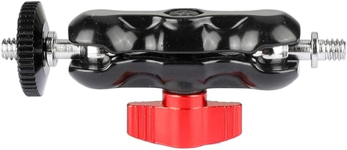 CAMVATE Universal Magic Arm with with Dual Ball Heads(Red,2 Pieces) - 2079