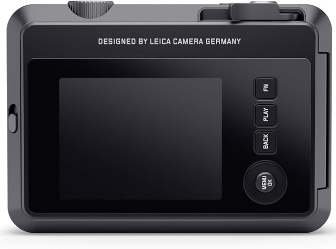 Leica Sofort 2 Digital and Instant Photo Camera with LCD Display, Two Shutter Releases, 10 Lens Effects, and Leica FOTOS App Support (Black)