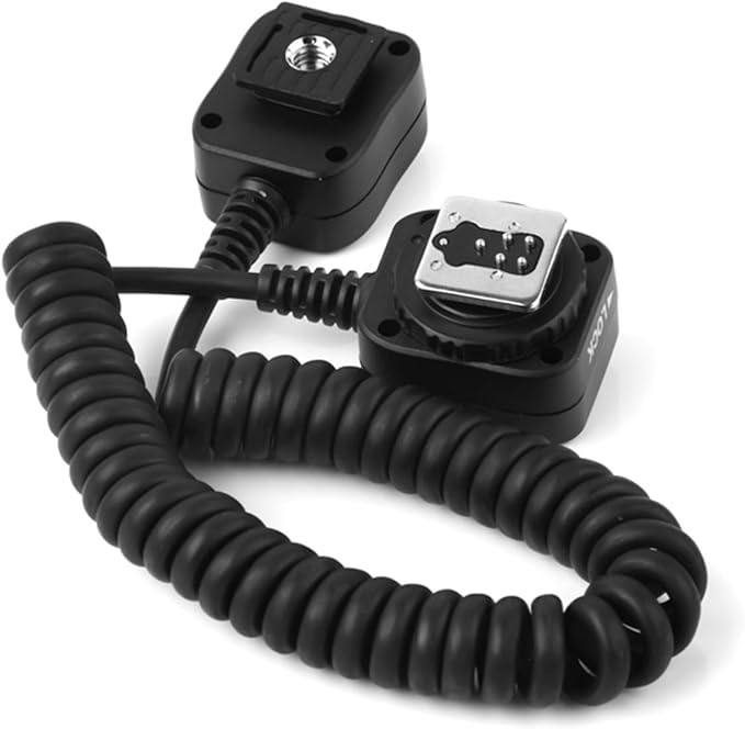 PIXEL 5.91' / 1.8m E-TTL Off Camera Flash Speedlite Sync Cord Hot Shoe Cord Compatible with Canon T8i, T7i, T6, T6i, T5, T5i, SL3, 90D, 80D, 77D, 60D, 7D, 750D,6D2, 5D, M3, M5, M6 etc, Replaces OC-E3