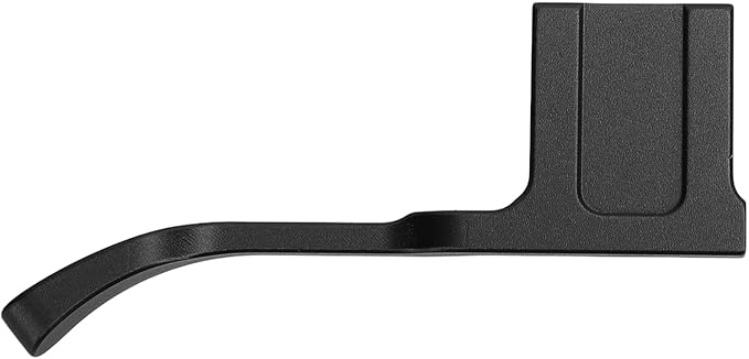 Camera Thumb Up Grip Aluminum Alloy Metal Support with Hot Shoe Cover for GFX-50R Mirrorless Camera (Black)