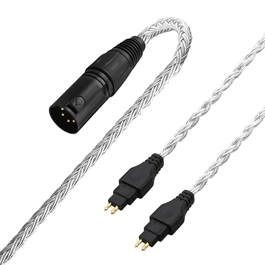 Replacement Cable for SENNHEISER Headphones HD650 HD600 HD580 HD535 HD545 HD565 HD265 with 4pin XLR (1.2m, 4pin Male)