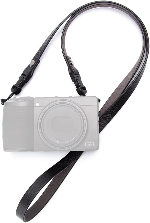 DBZZ Vintage Minimalist Leather Camera Neck Shoulder Strap For Ricoh GRIII GR3X GRIV For Leica X1 For Fuji X-half