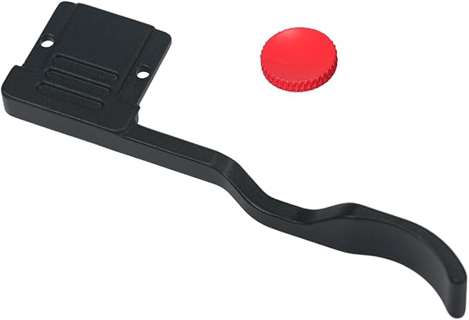 A7CII A7CR Metal Thumb Up Grip for Sony A7C II A7C R A7C2 Digital Camera Hot Shoe Thumb Hand Grip with Camera Shutter Button Accessories (Black)