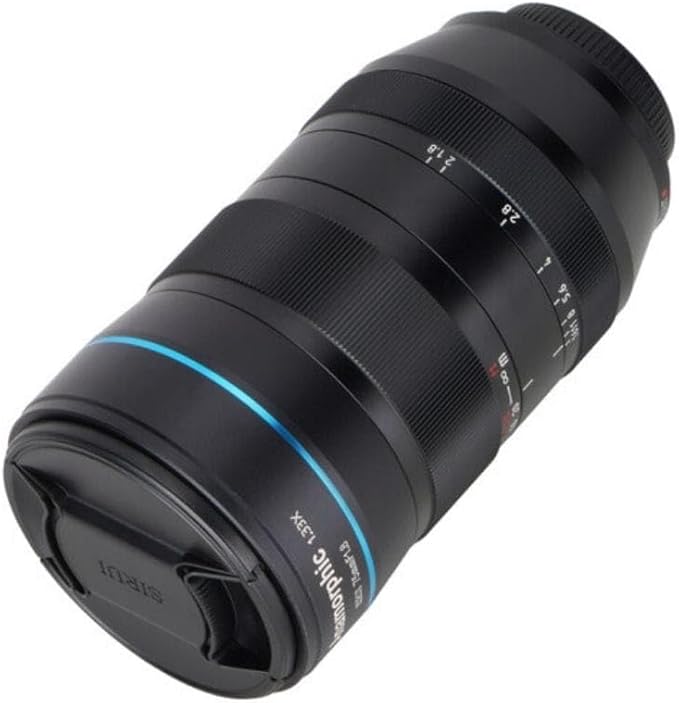 SIRUI 75mm F1.8 1.33X APS-C Anamorphic Lens for X Mount, Blue Flare
