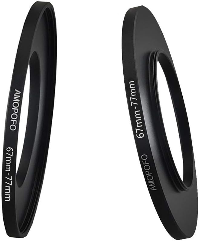 67mm to 77mm Step-Up Ring Filter adapter/67mm to 77mm Camera Filter Ring for 77mm UV,ND,CPL,Metal Step Up Ring