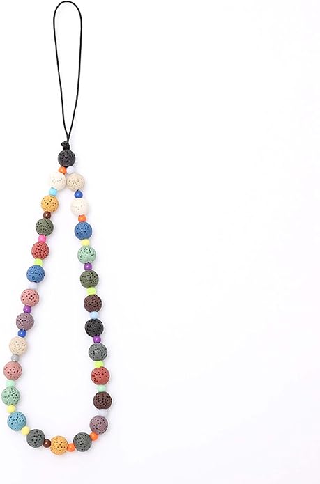 Beaded Phone Charm Lanyard Strap Girly Style Fixed Beads Pearl Lanyards