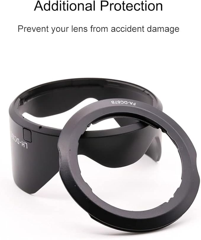 LH-DC100 Lens Hood with FA-DC67B 67mm Filter Adapter Compatible with Canon PowerShot G3X