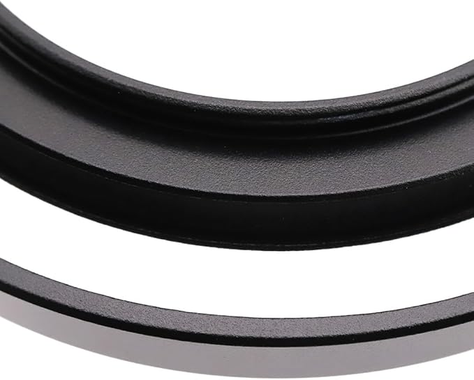 46mm Hollow Lens Hood 46mm Screw in Curved Vented Lens Hood 46mm Metal Lens Hood for 46mm Lens Hood Wide(Black)