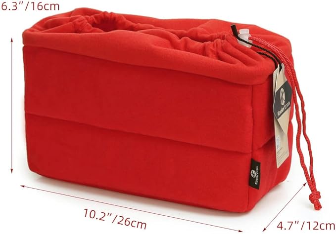 Koolertron Shockproof Camera Photo Bag for SLR TLR Camera Insert Partition Padded Case,Can be Put Directly Into the SLR Camera Bag With Freely Adjustable Compartment