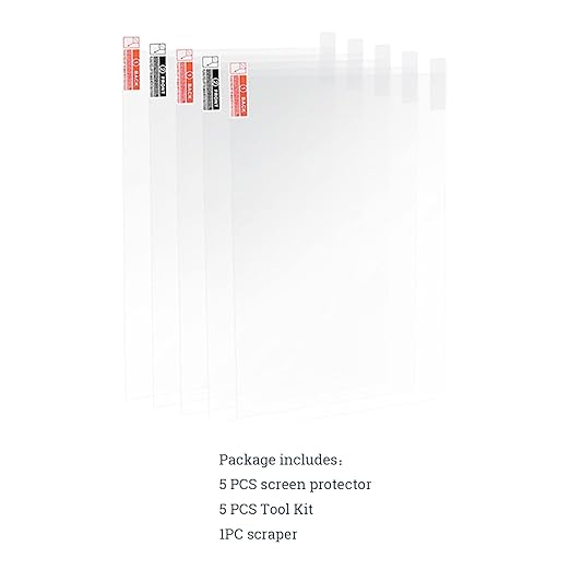 5PCS Screen Protector Film for Creality Halot Mage/Mage Pro Resin LCD 3D Printers