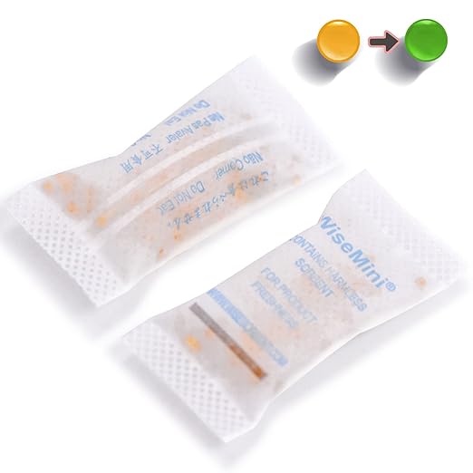 300Pcs 3 Gram Desiccant Packs, Food Safe Silica Packets,Indicating Silica Gel, Moisture Absorbering for Food Storage