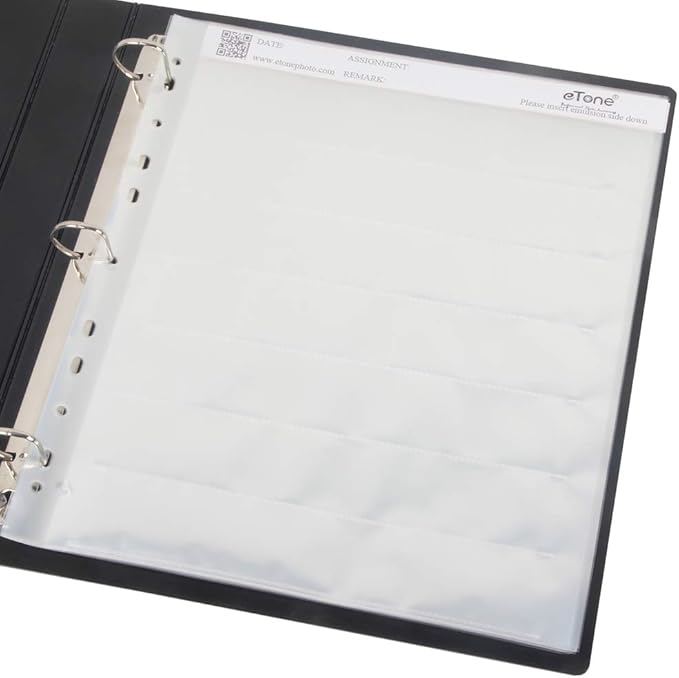 100x eTone Archival Storage Sheets 135 35mm Negative Page Preservers (100X135)