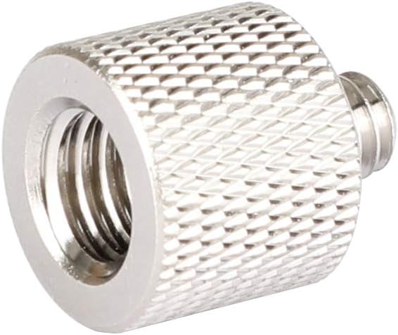 CAMVATE Screw Adapter 1/4" Male to 3/8" Female for Tripod and Camera and Qr Plate - 0969