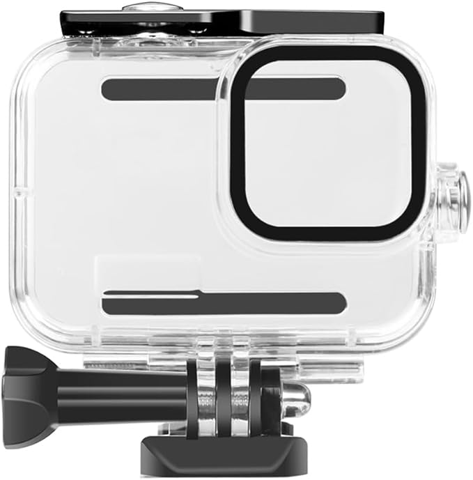 KETOPKIN 60M/196FT Waterproof Case for GoPro Hero13/Hero12/Hero11/Hero10/Hero9 Black Camera Accessories,Underwater Diving Housing Protective Shell for Hero13/12/11/10/9 Black