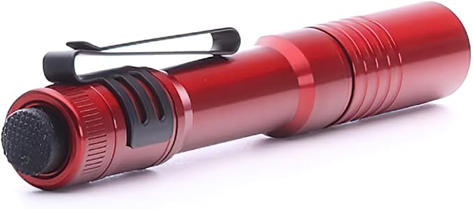 Streamlight 66602 MicroStream USB 250-Lumen 1150-Candela EDC Ultra-Compact Flashlight with Rechargeable Battery, Clear Retail Packaging, Red