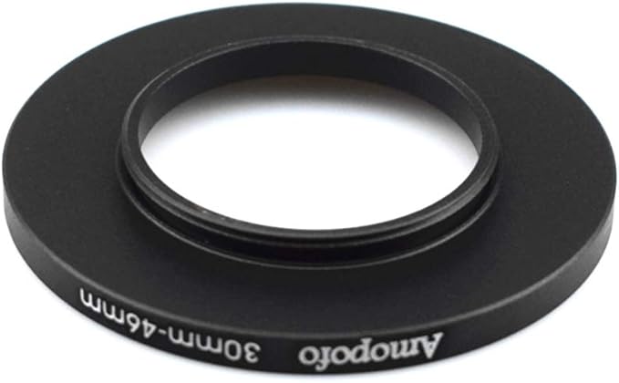 30mm to 46mm Camera Filters Ring Compatible All 30mm Camera Lenses or 46mm UV CPL Filter Accessory,30-46mm Camera Step Up Ring