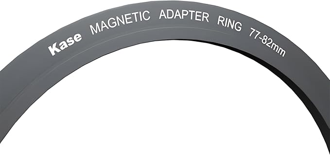 Kase 67-77mm Magnetic Step Up Ring, Aviation Aluminum 0.5s Snap-On Frame for CPL/ND/UV Filters, No Vignette 16mm Wide-Angle DSLR Mirrorless Video, Replaces Screw-Mount Rings